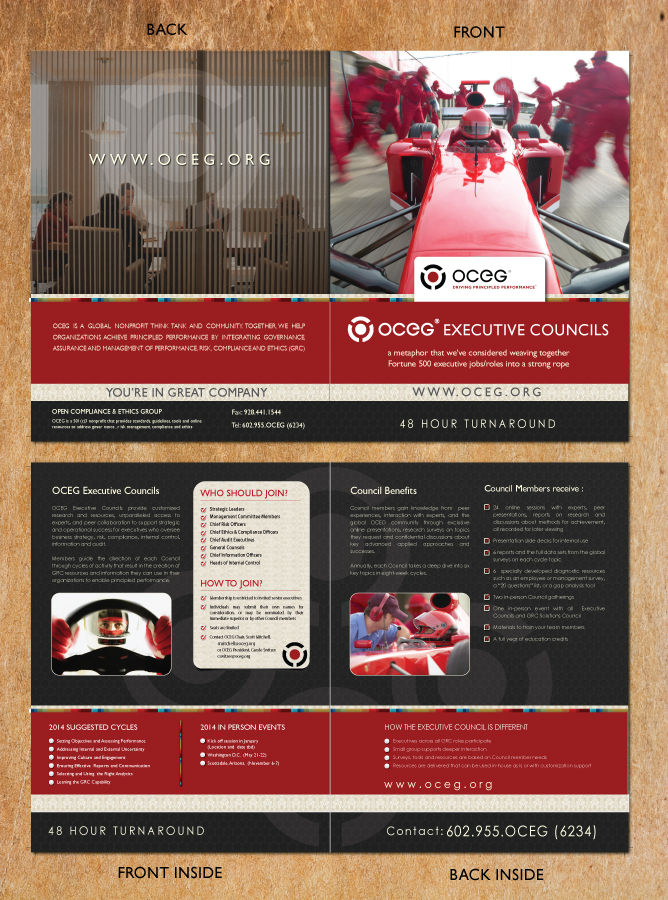 Brochure Design by meet007 for OCEG | Design #2634596