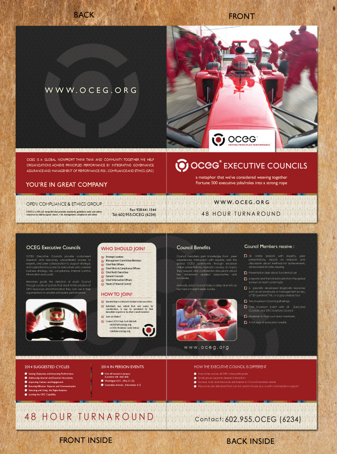 Brochure Design by meet007 for OCEG | Design #2635953