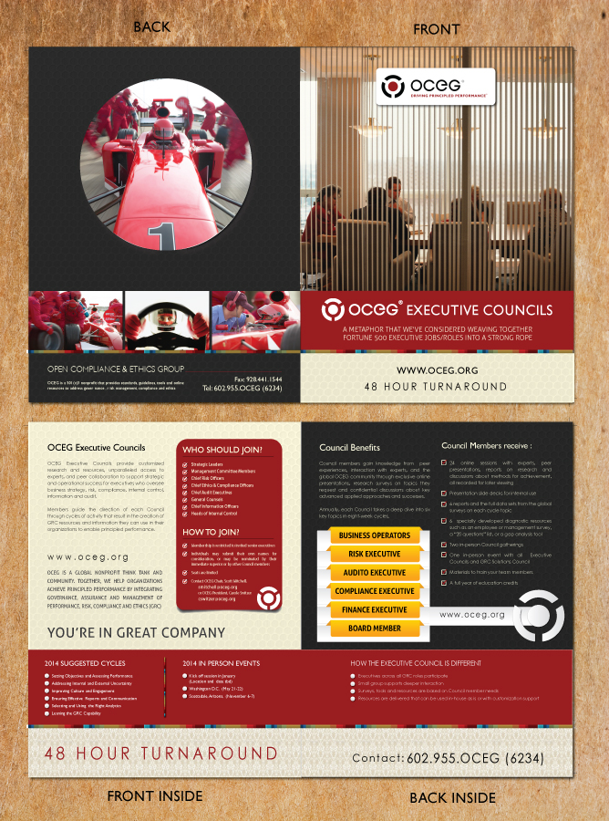 Brochure Design by meet007 for OCEG | Design #2636212