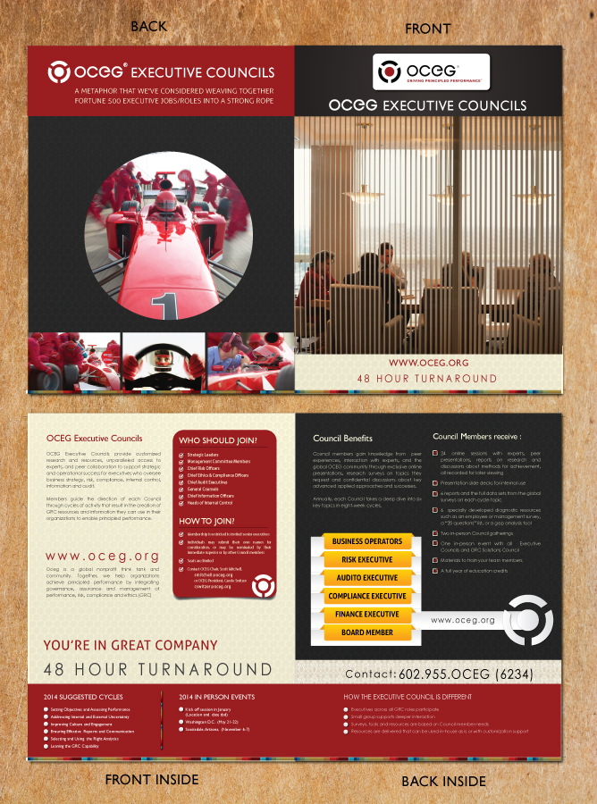 Brochure Design by meet007 for OCEG | Design #2642374