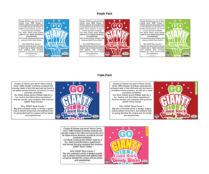 Giant Rock Candy Sticks - Sticker | Diseño de Sticker por MoonFeather