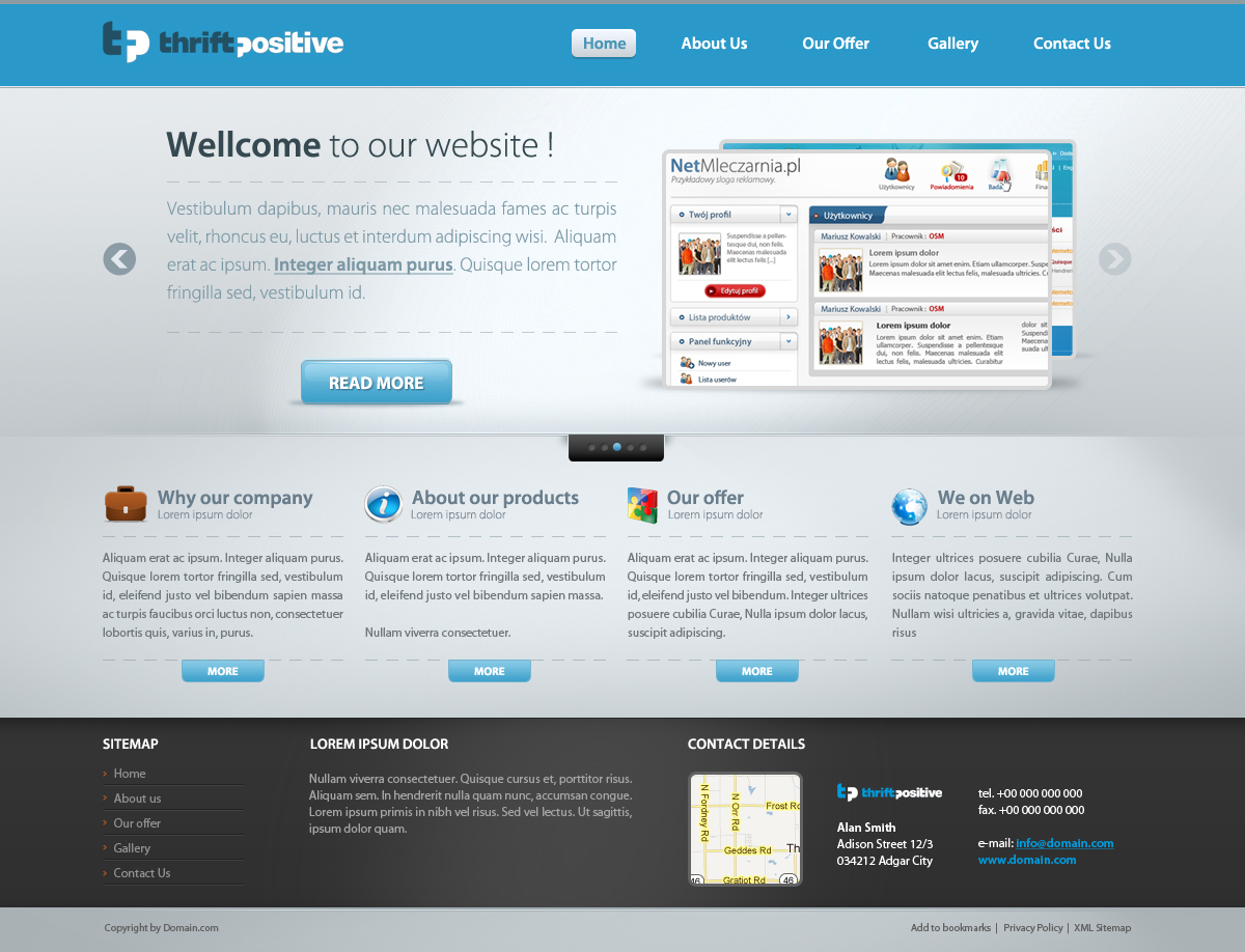 Web Design by 4inArt Studio for this project | Design #609637