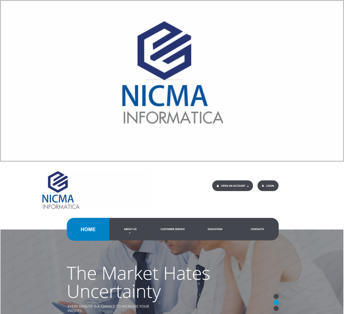 Logo Design by Behave 2 for NICMA INFORMATICA SRL | Design #16100568