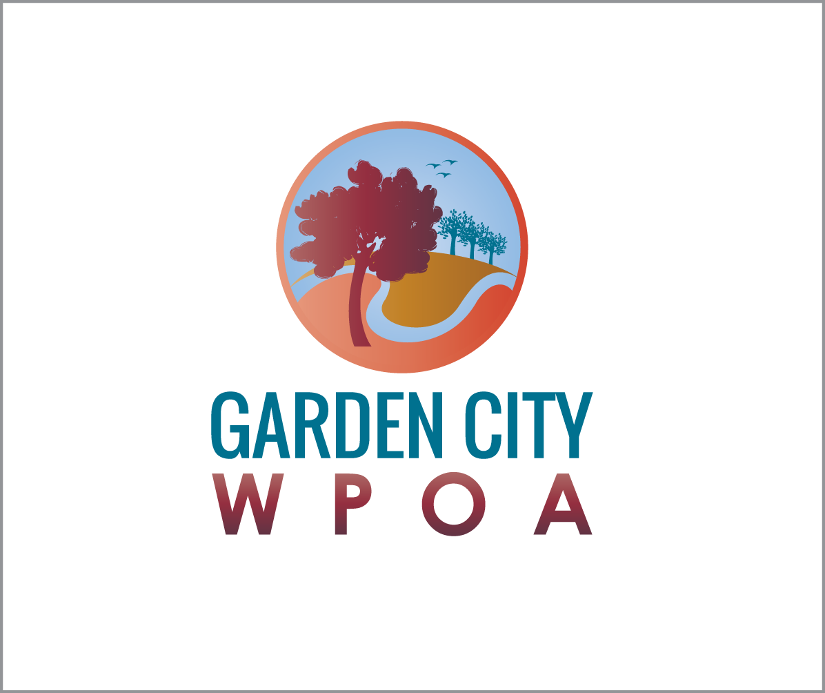 Elegant, Traditional, Town Logo Design for Garden City WPOA or Garden City Western Property