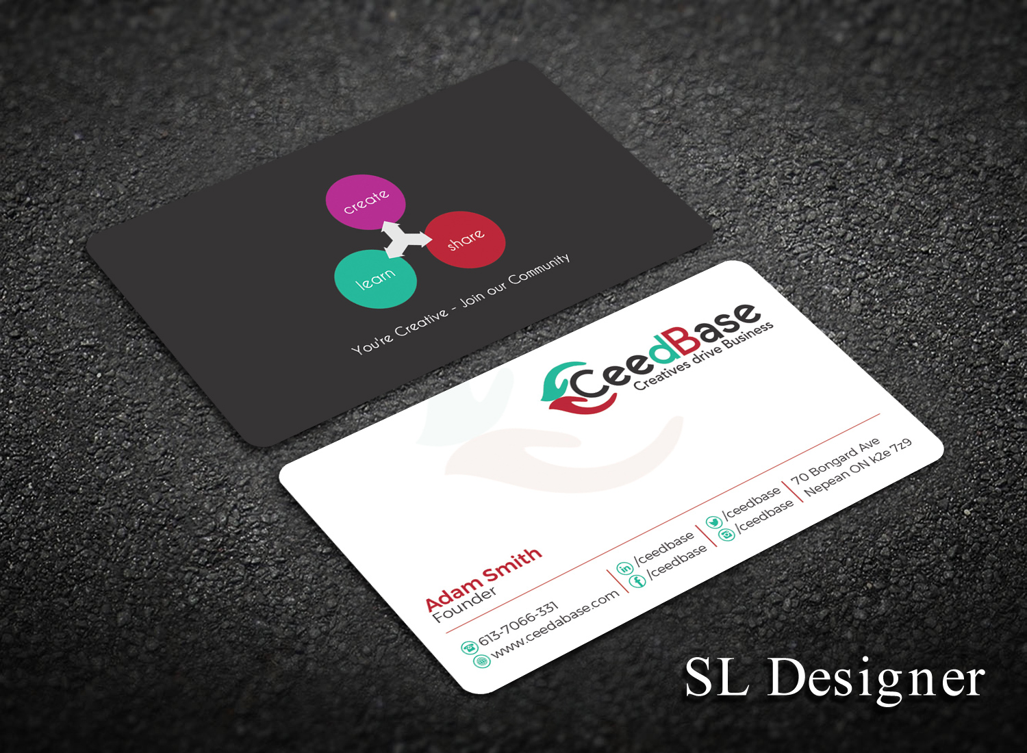 Business Card Design by SL Designer for this project | Design #16077731