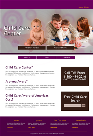 Web Design by Freelance designer