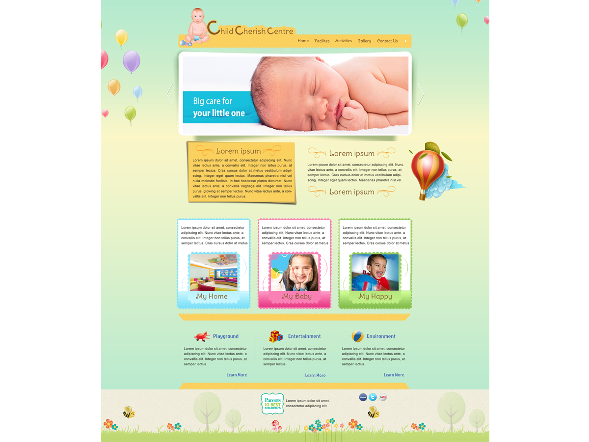 Web Design by Karthik_Designer for this project | Design #2753418