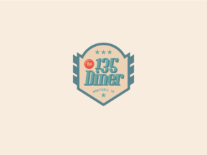 The 135 Diner    Monteagle, TN | Diseño de Logo por mldtrvs