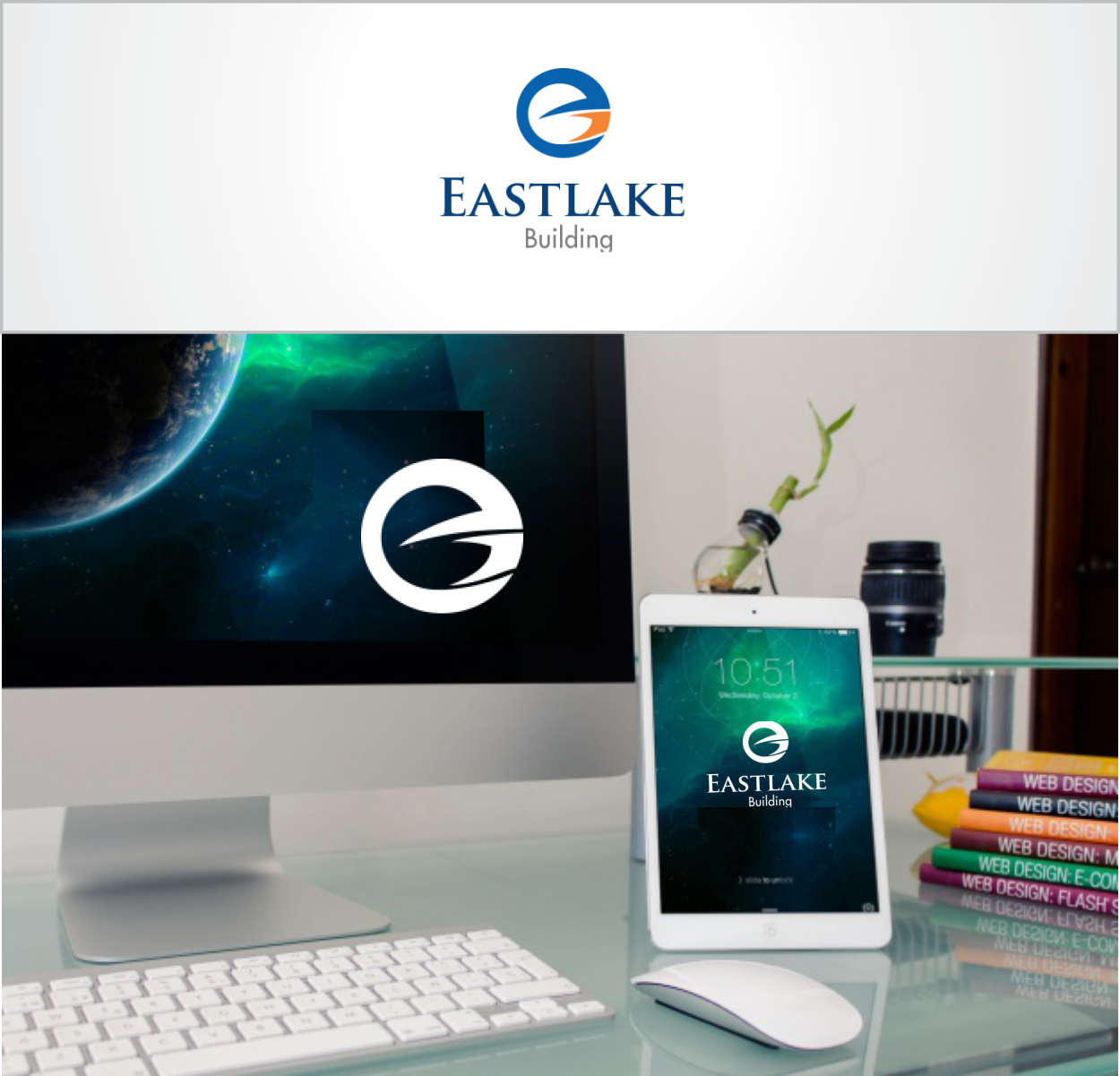 Logo Design by LikeaStone 2 for Eastlake Building | Design #16100875