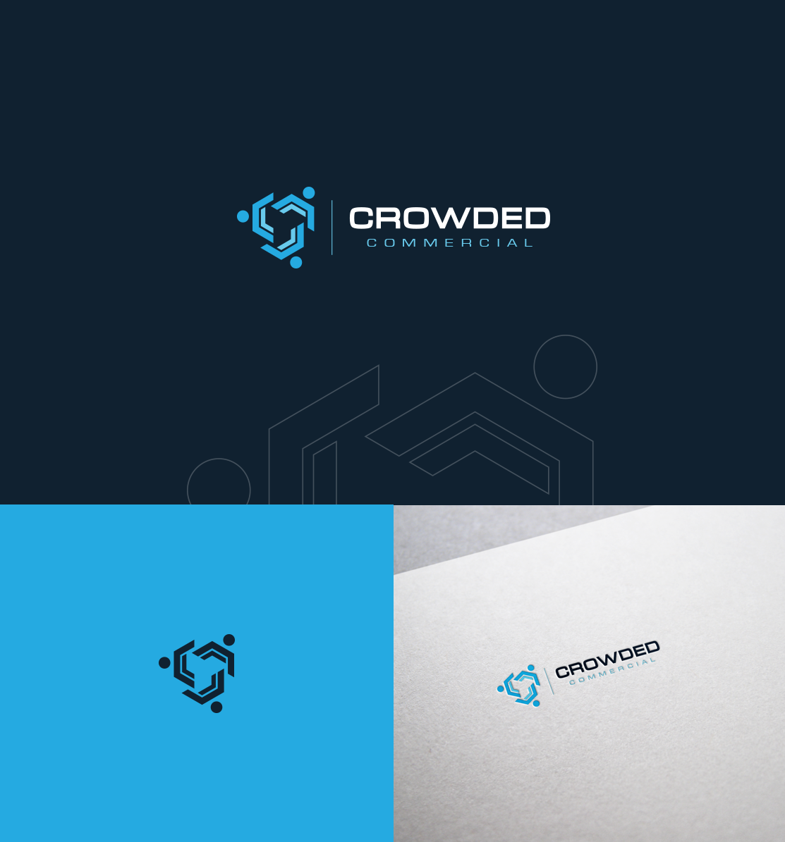 Diseño de Logo por Felipe Moura para Crowded Commercial | Diseño #16065709