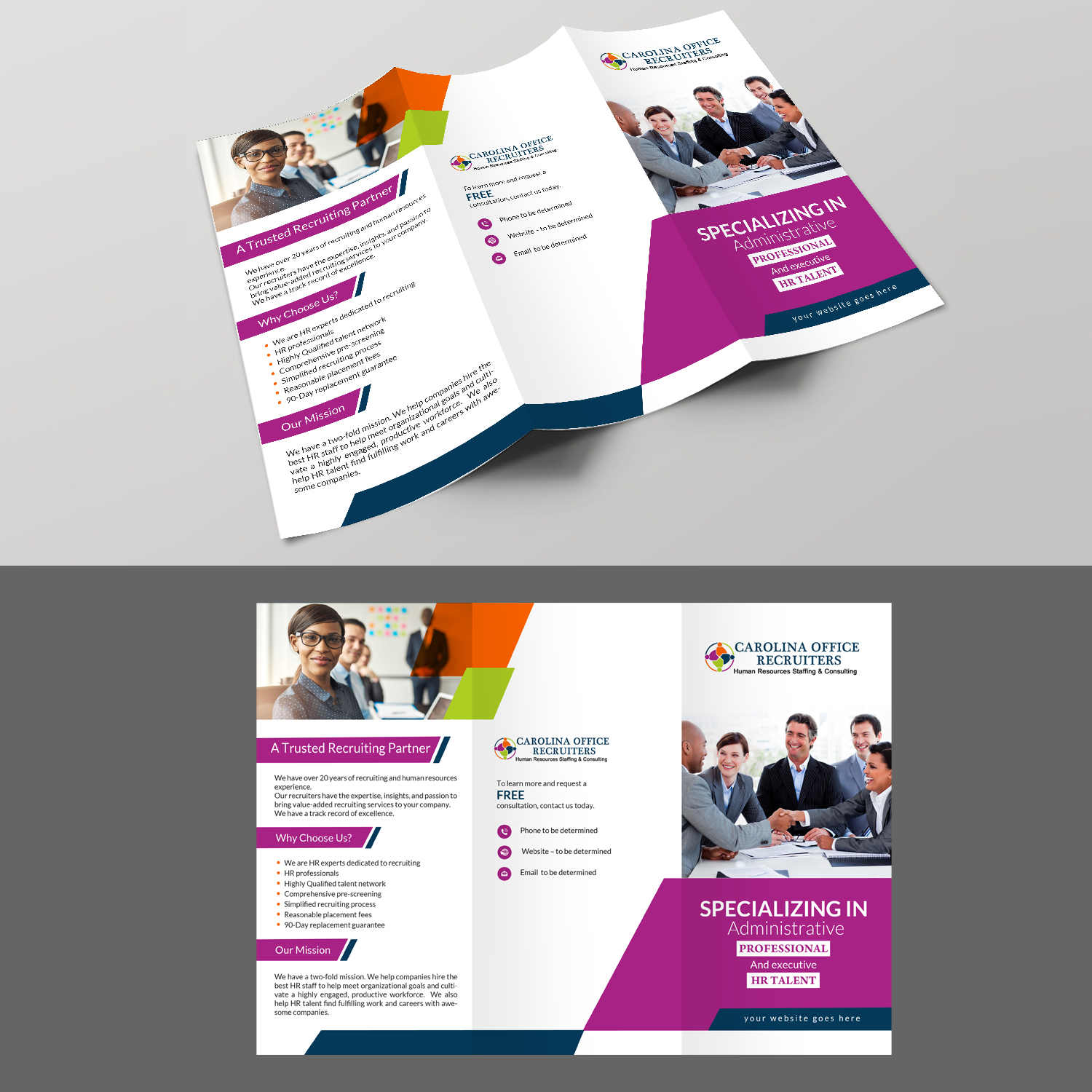 recruitment brochure design