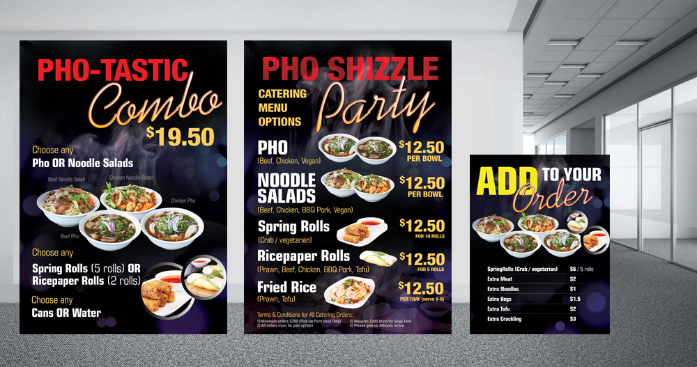 Poster Design by uk for Pho and Go Pty Ltd | Design #16085814