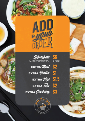 Design de Poster par janiceg pour Pho and Go Pty Ltd | Design : #16179422