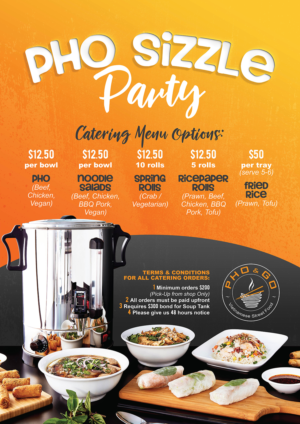 Design de Poster par janiceg pour Pho and Go Pty Ltd | Design : #16227430
