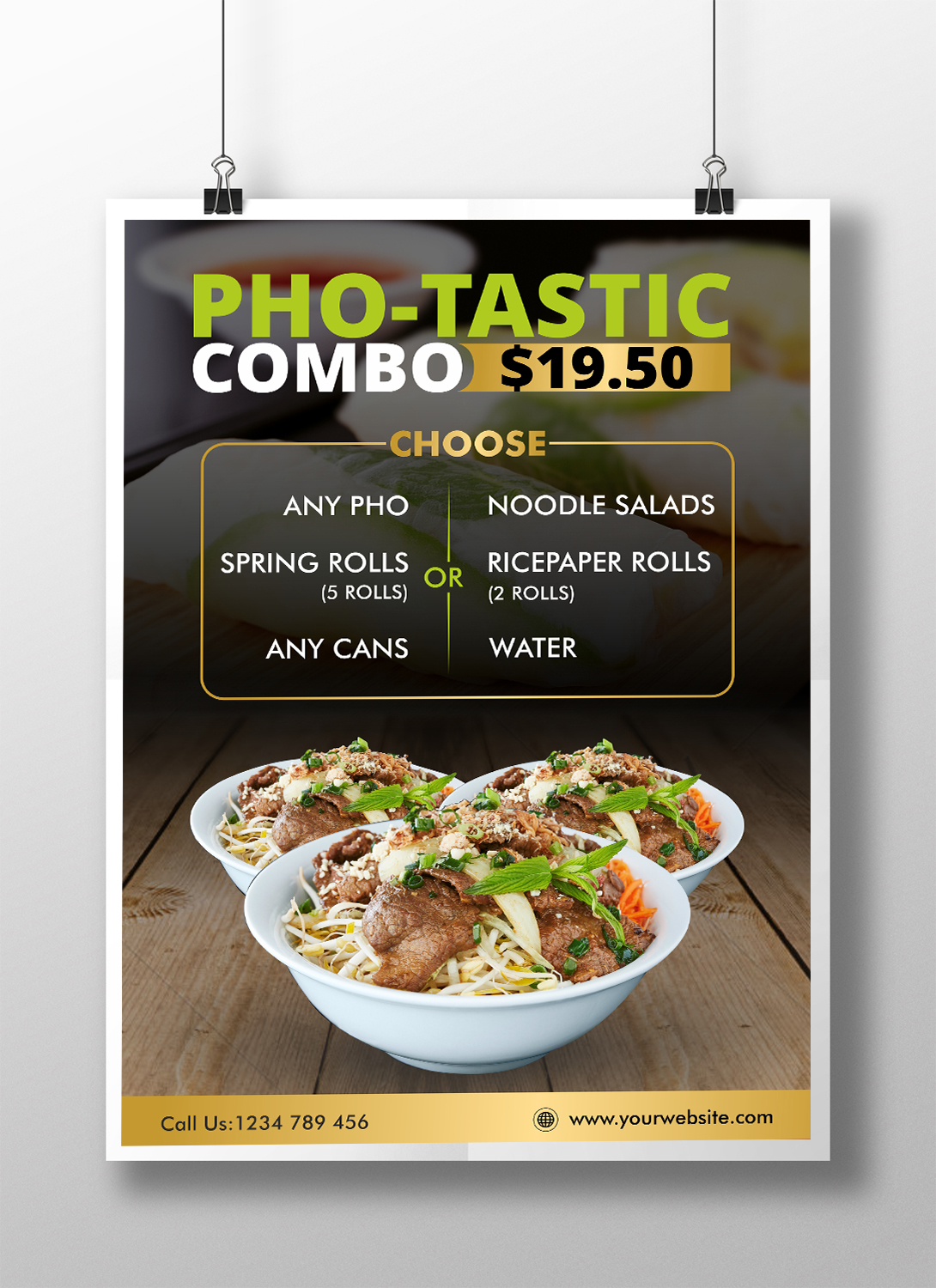 Diseño de Póster por ecorokerz para Pho and Go Pty Ltd | Diseño #16071917