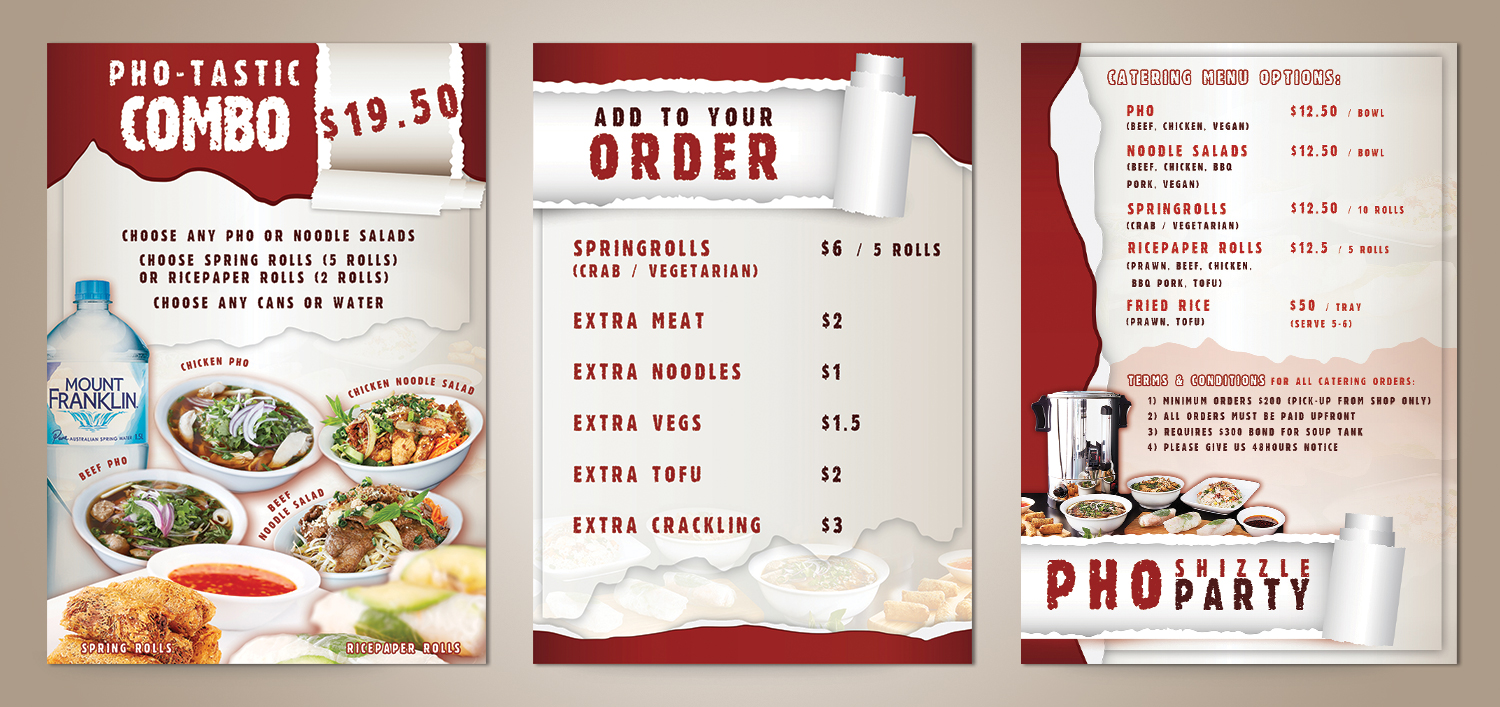 Poster Design by Zeal Digi Works for Pho and Go Pty Ltd | Design #16180798