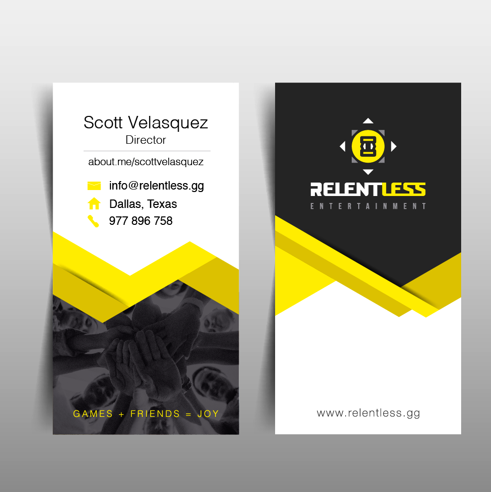 Logo-Design von RFH für Relentless Entertainment | Design #16103043