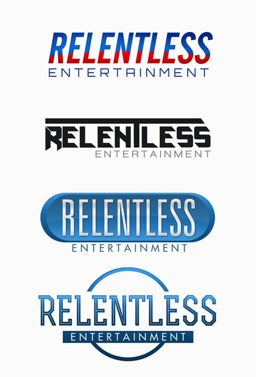 Logo Design by Club Flyer Studios for Relentless Entertainment | Design #16169336