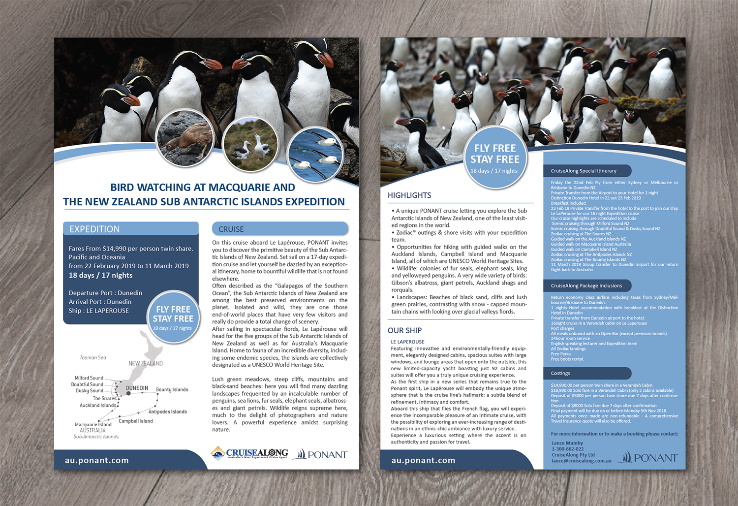 Diseño de Flyer por Alexandar para CruiseAlong Pty Ltd | Diseño #16093882