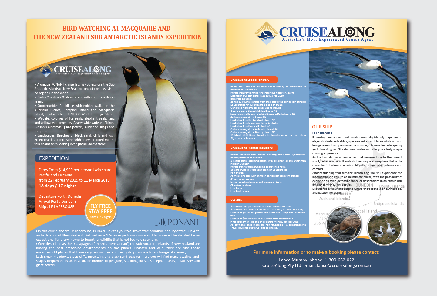 Flyer Design by Alexandar for CruiseAlong Pty Ltd | Design: #16094639