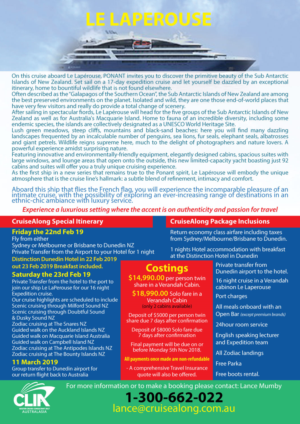 Flyer Design by HAMDIYA for CruiseAlong Pty Ltd | Design: #16109079