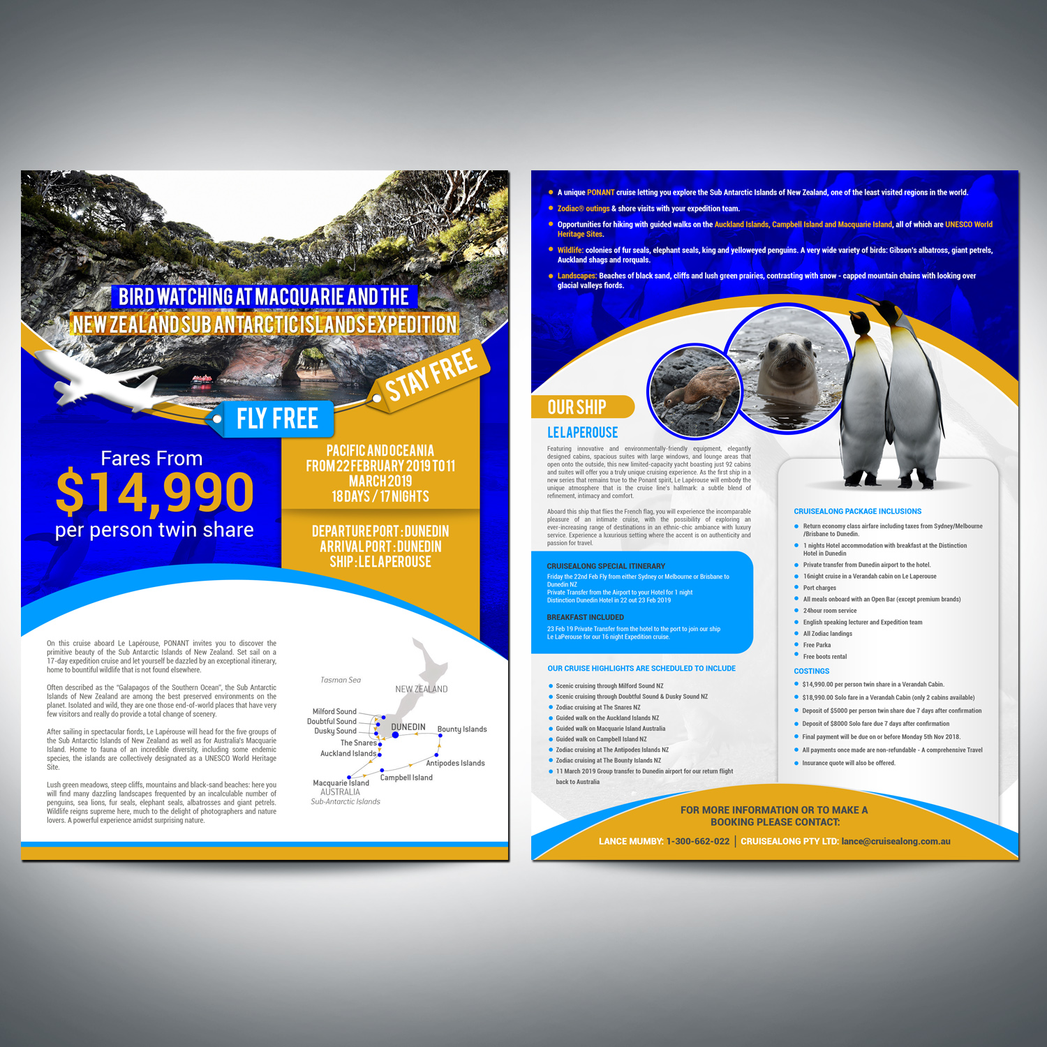 Flyer-Design von Deepak_9_Malhotra für CruiseAlong Pty Ltd | Design #16100481