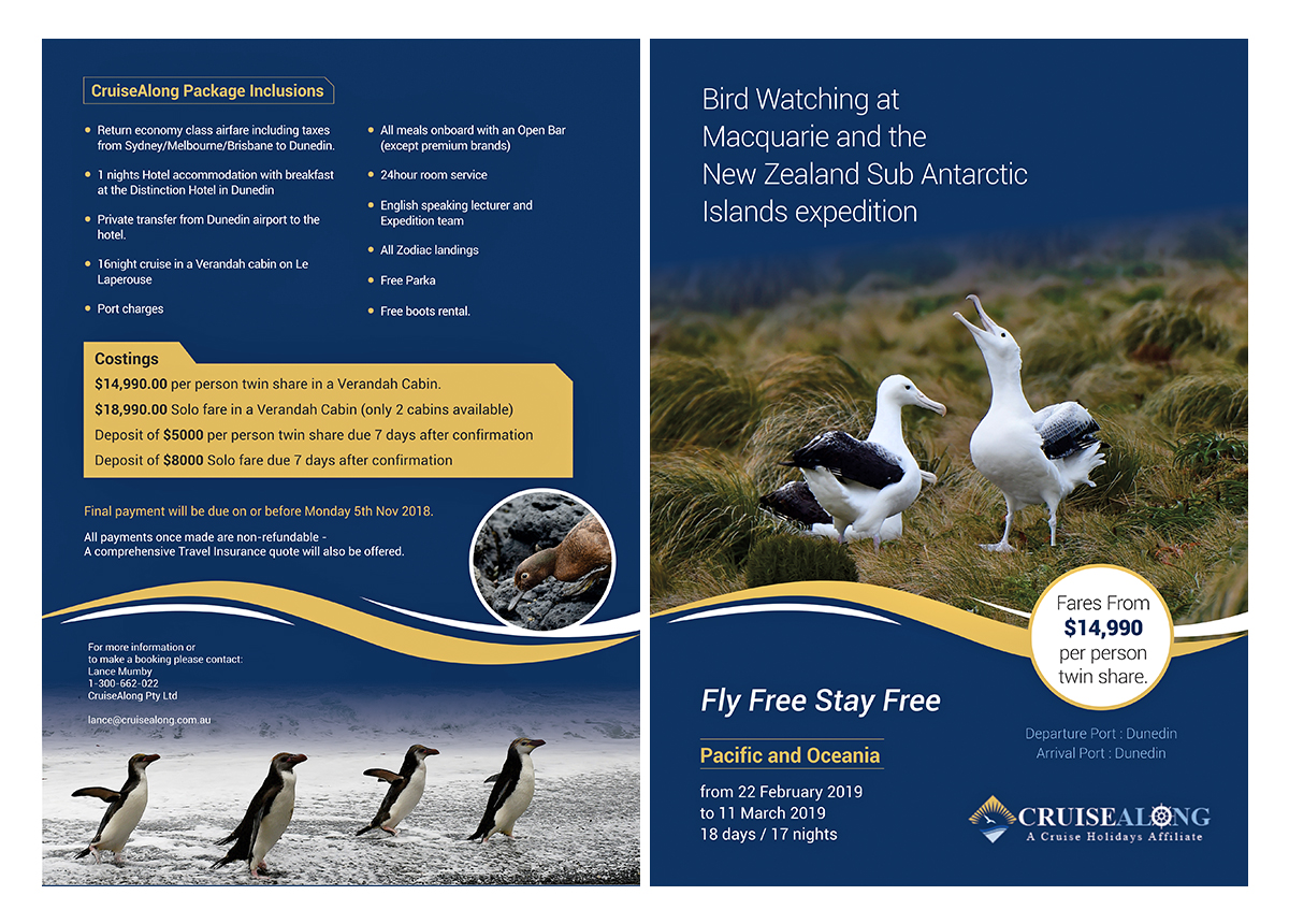 Flyer-Design von D Creative für CruiseAlong Pty Ltd | Design #16116124