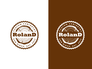 Logo Design by wonderland for Roland Custom Cabinetry | Design: #16255164