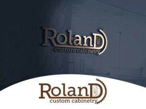 Logo Design by A S design @ for Roland Custom Cabinetry | Design: #16275348