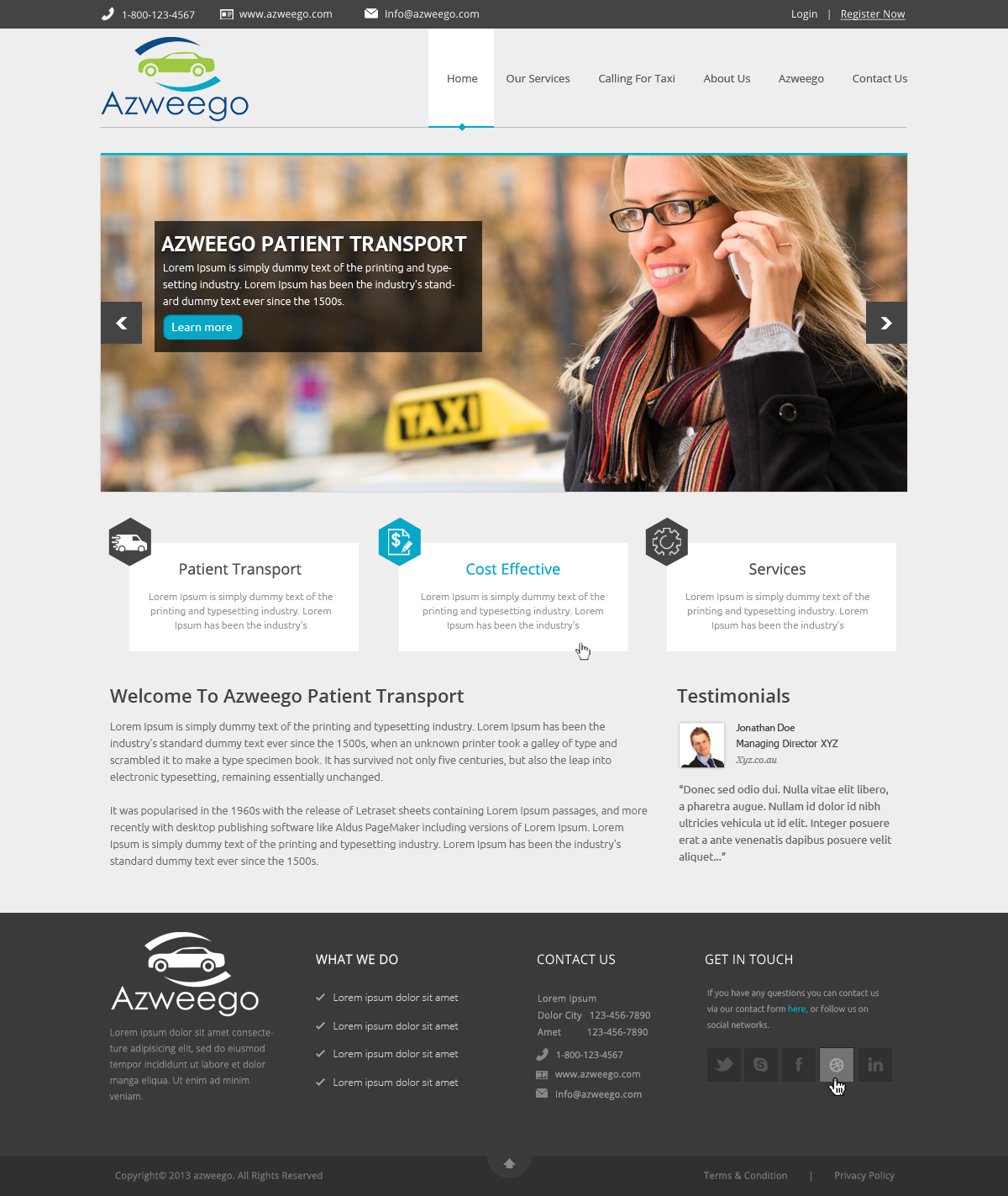 Wordpress Design by OM for this project | Design #2647712