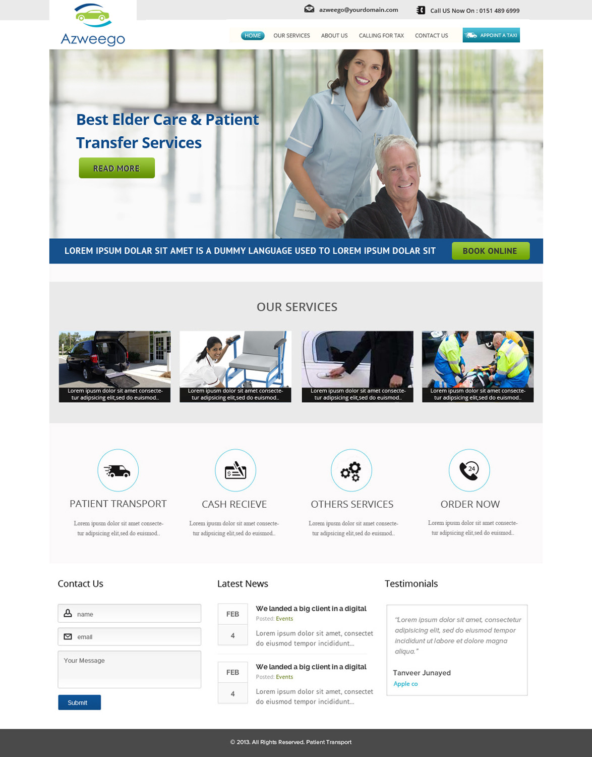 Wordpress Design by OM for this project | Design #2658138