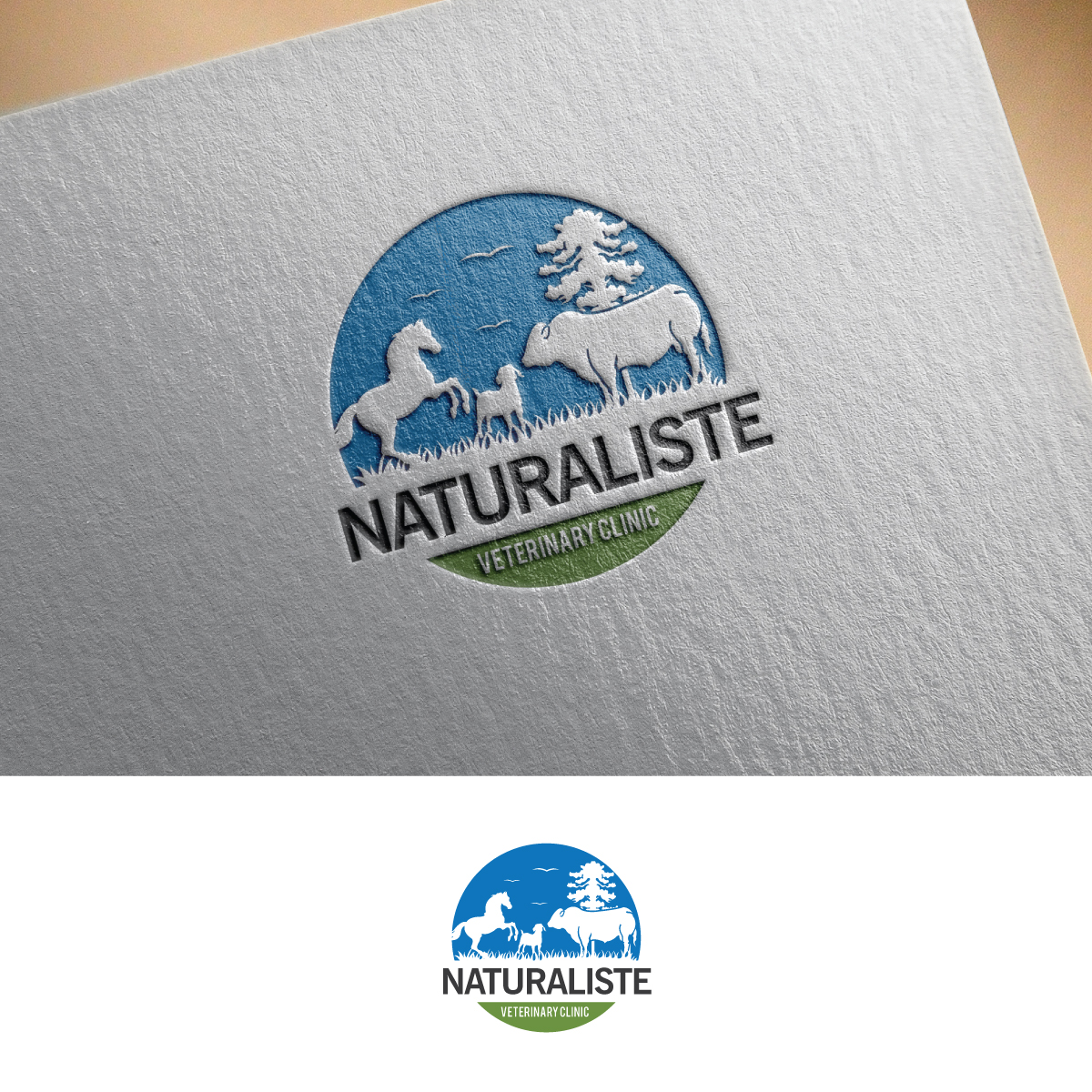 Logo Design by e-graphics for Naturaliste Veterinary Services | Design #16083244