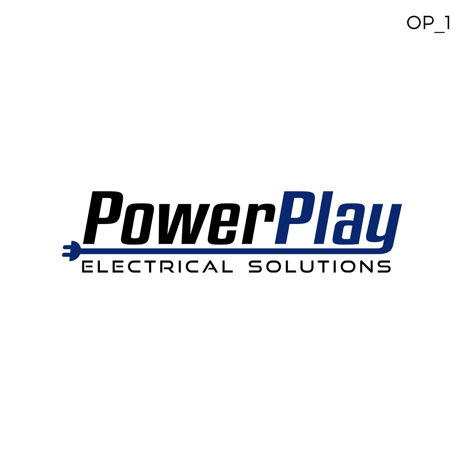 Logo Design by Well Being for Powerplay Electrical Solutions | Design #16291801