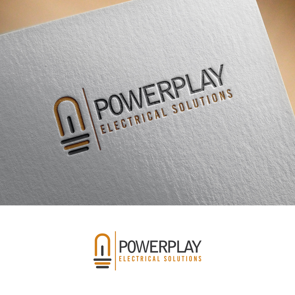 Logo Design by e-graphics for Powerplay Electrical Solutions | Design #16083288