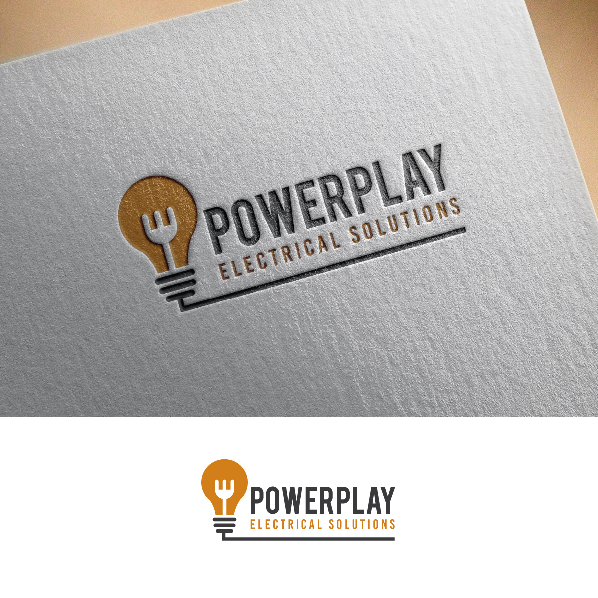 Logo Design by e-graphics for Powerplay Electrical Solutions | Design #16083289