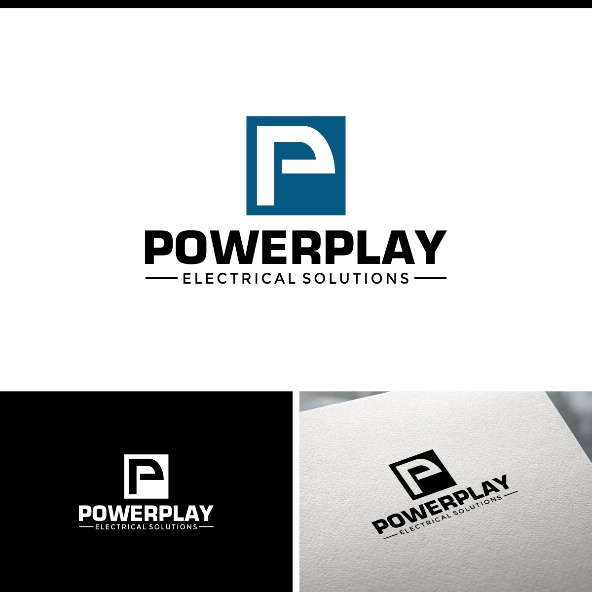 Logo Design by e-graphics for Powerplay Electrical Solutions | Design #16083290