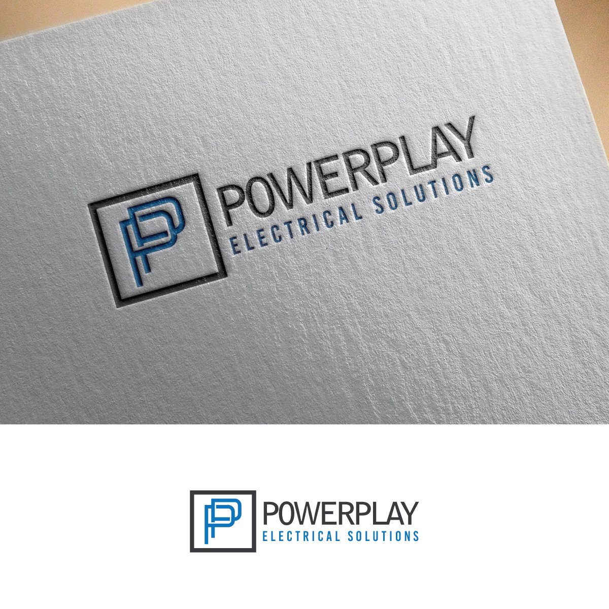 Logo Design by e-graphics for Powerplay Electrical Solutions | Design #16083302