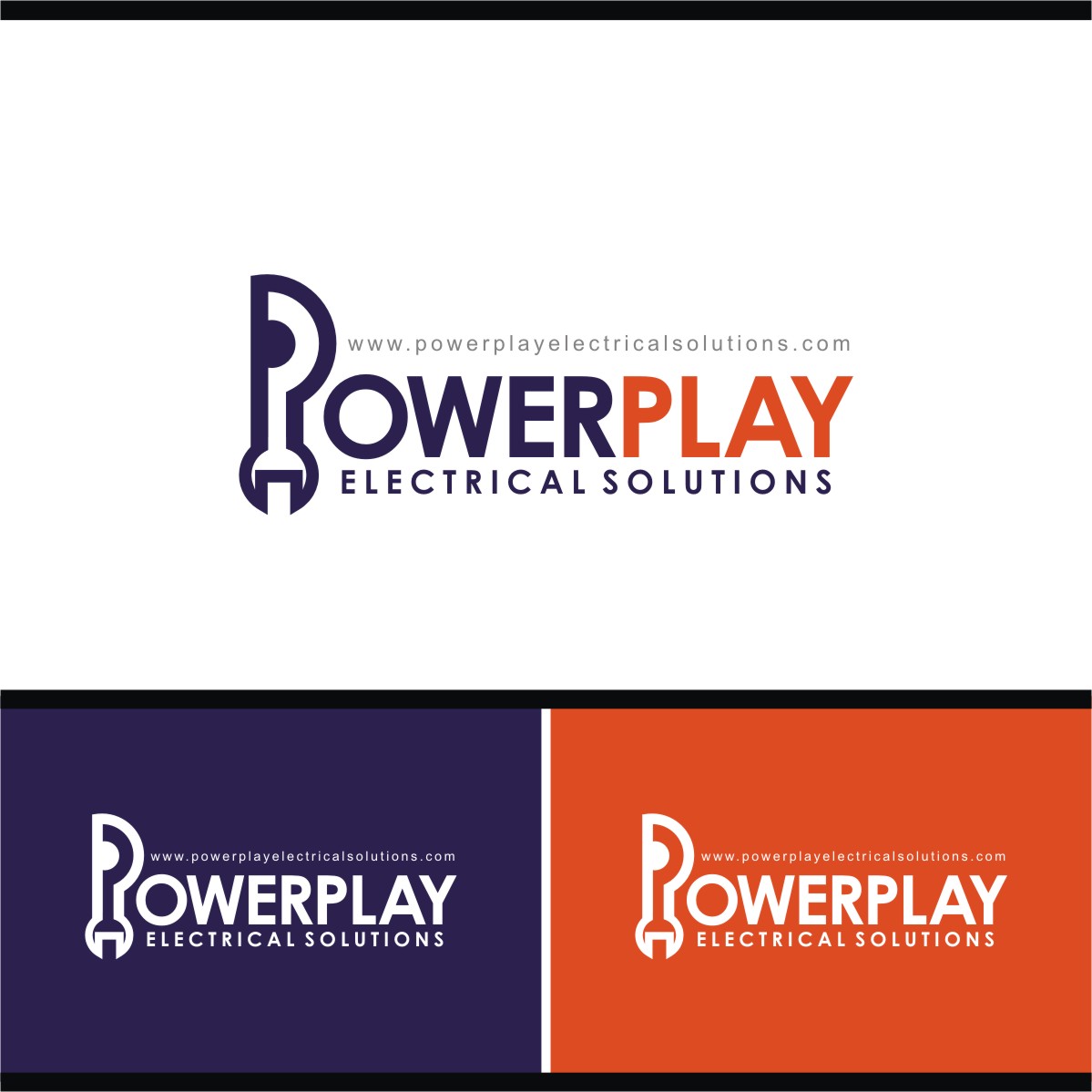Logo Design by e-graphics for Powerplay Electrical Solutions | Design #16083878