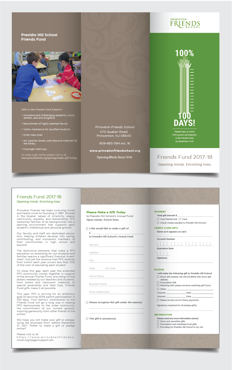 Flyer Design by Alexandar for Princeton Friends School | Design #16085711