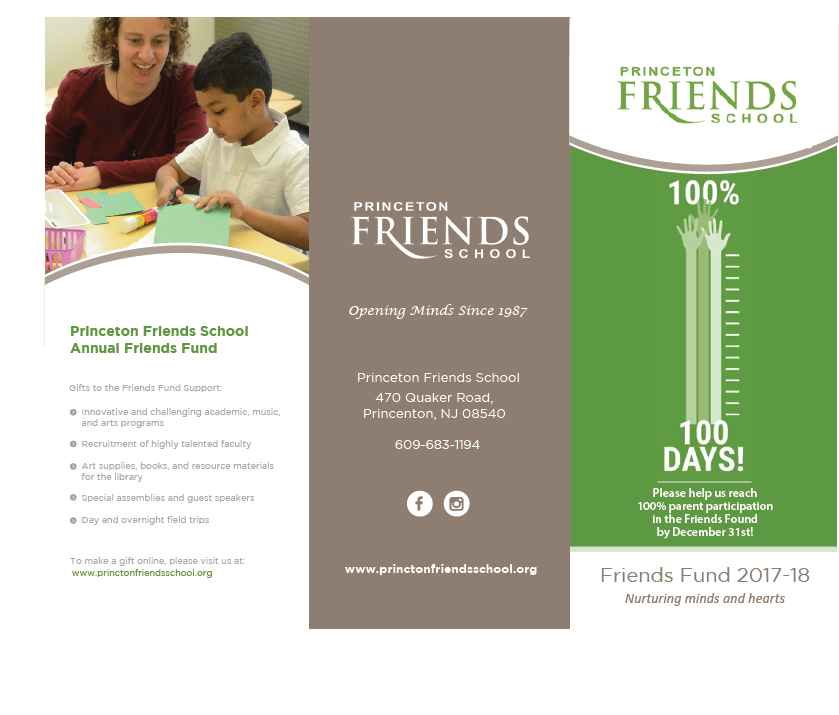Diseño de Flyer por Alexandar para Princeton Friends School | Diseño #16164274