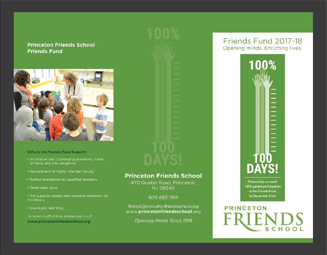 Flyer Design by Deziners Zone for Princeton Friends School | Design #16081729