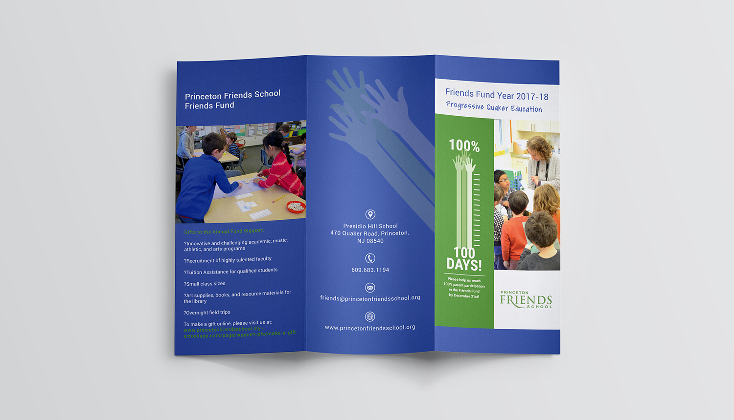 Flyer Design by - SWING - for Princeton Friends School | Design #16081828