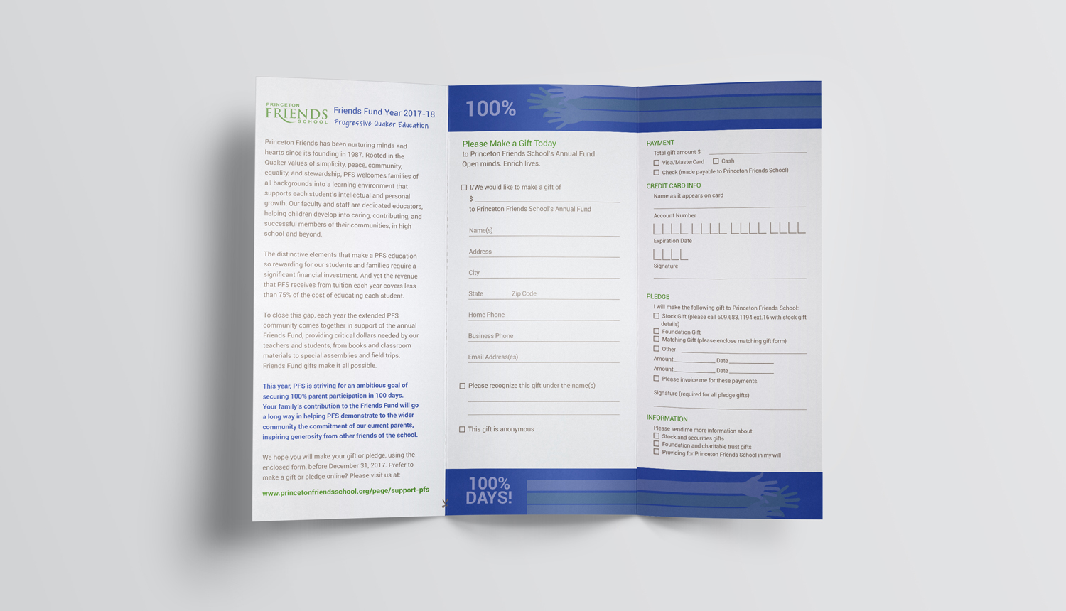 Flyer Design by - SWING - for Princeton Friends School | Design #16082522