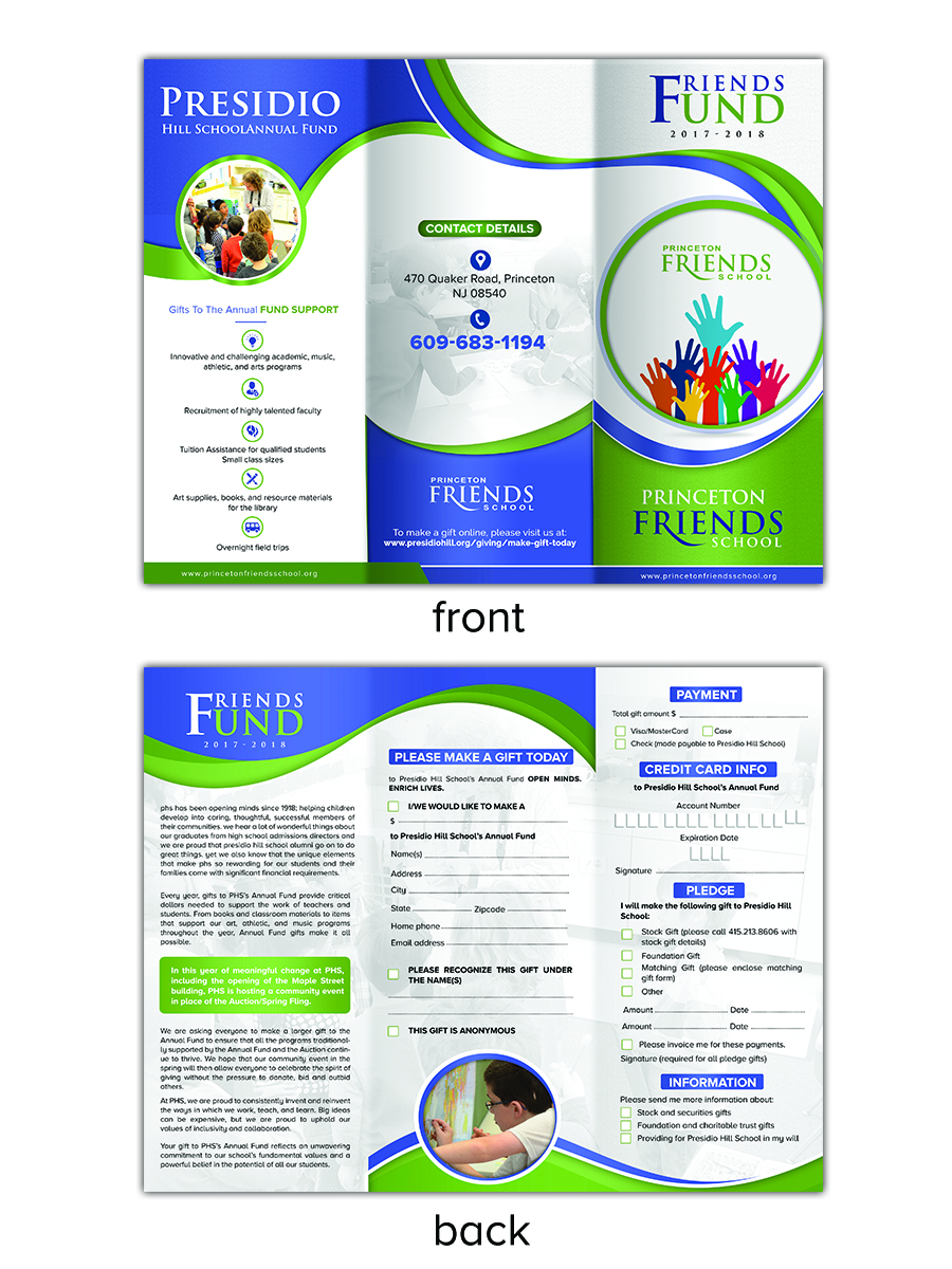 Flyer Design by SAI DESIGNS for Princeton Friends School | Design #16138501