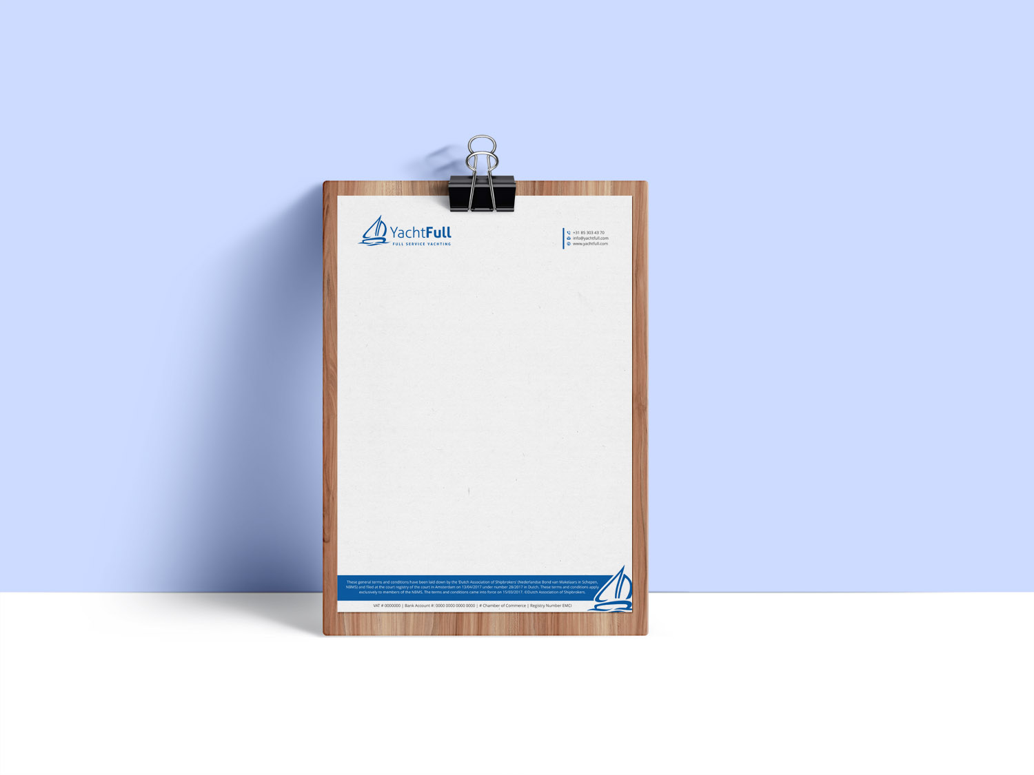 Diseño de Papelería por Xpert para Yachtfull | Diseño #16078827