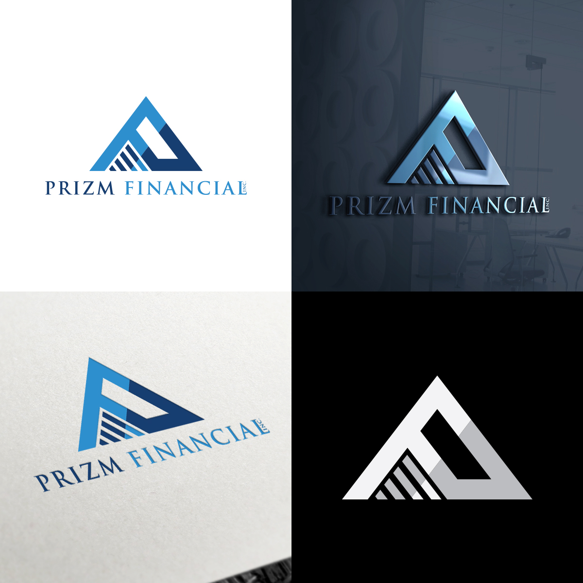 Logo Design by IMD-HUB for Prizm Financial | Design #16093623