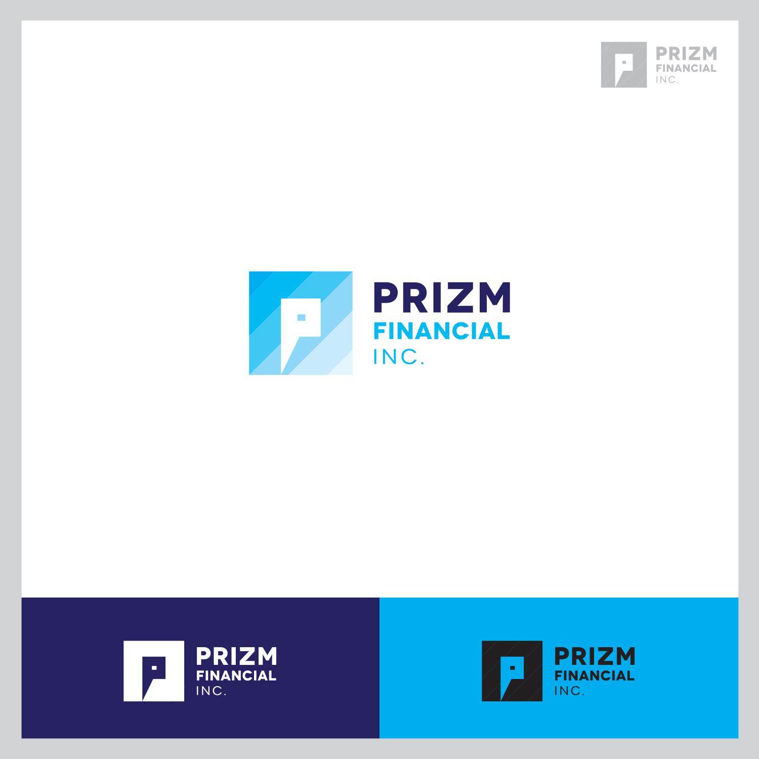 Logo Design by Awash for Prizm Financial | Design #16242807