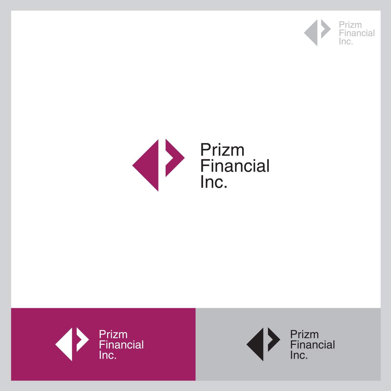 Logo Design by Awash for Prizm Financial | Design #16242875