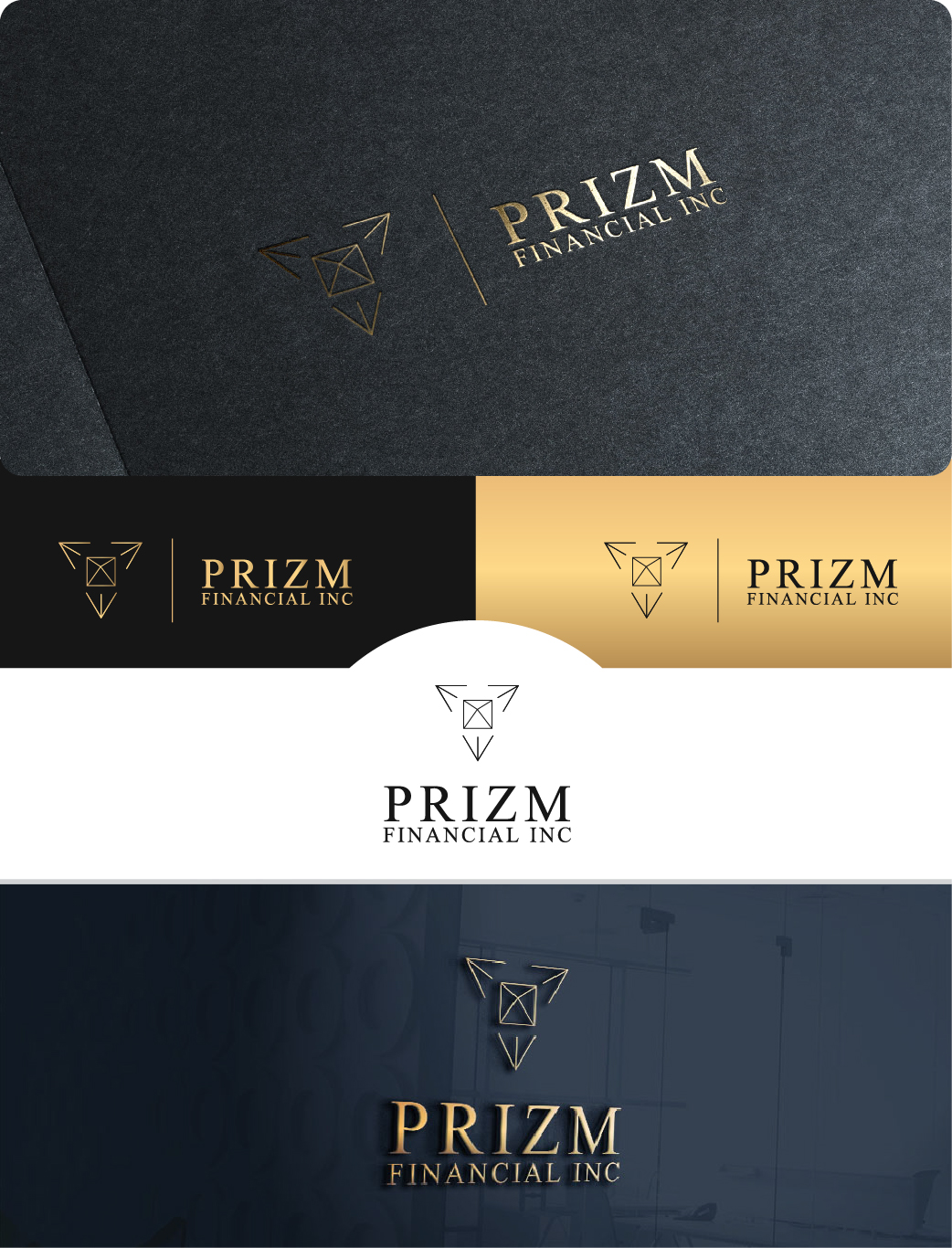 Logo Design by Mime Artworks for Prizm Financial | Design #16286725