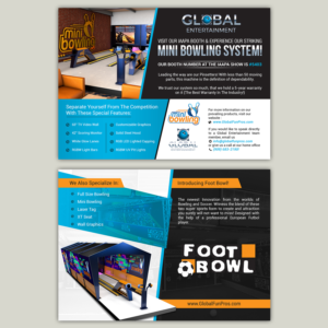 Postcard Design by creative.bugs for Global Bowling | Design: #16085788